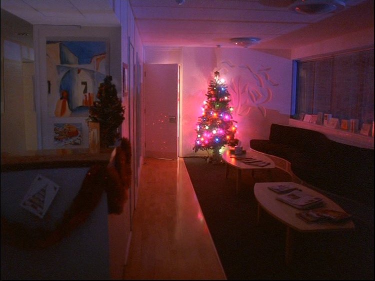 Christmas trees—a pagan symbol of fertility worship—appear in every scene except one, in  Eyes Wide Shut  (1999)